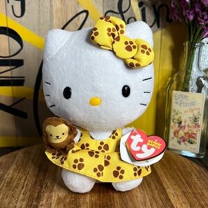 Hello Kitty TY Beanie Baby Safari Print Dress